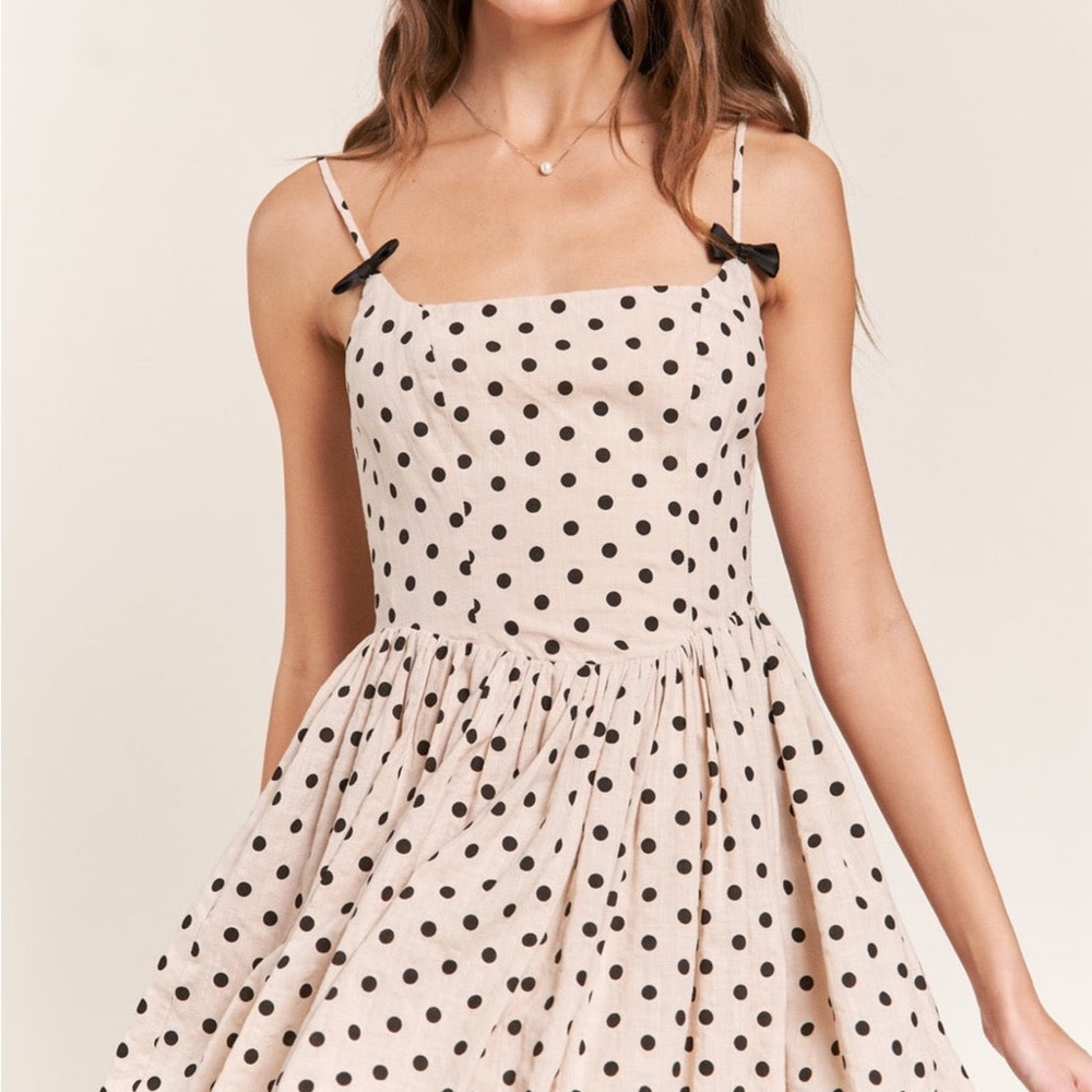 Polka Dot Spaghetti Strap Dress